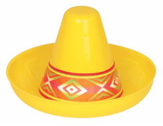 mini plastic sombrero